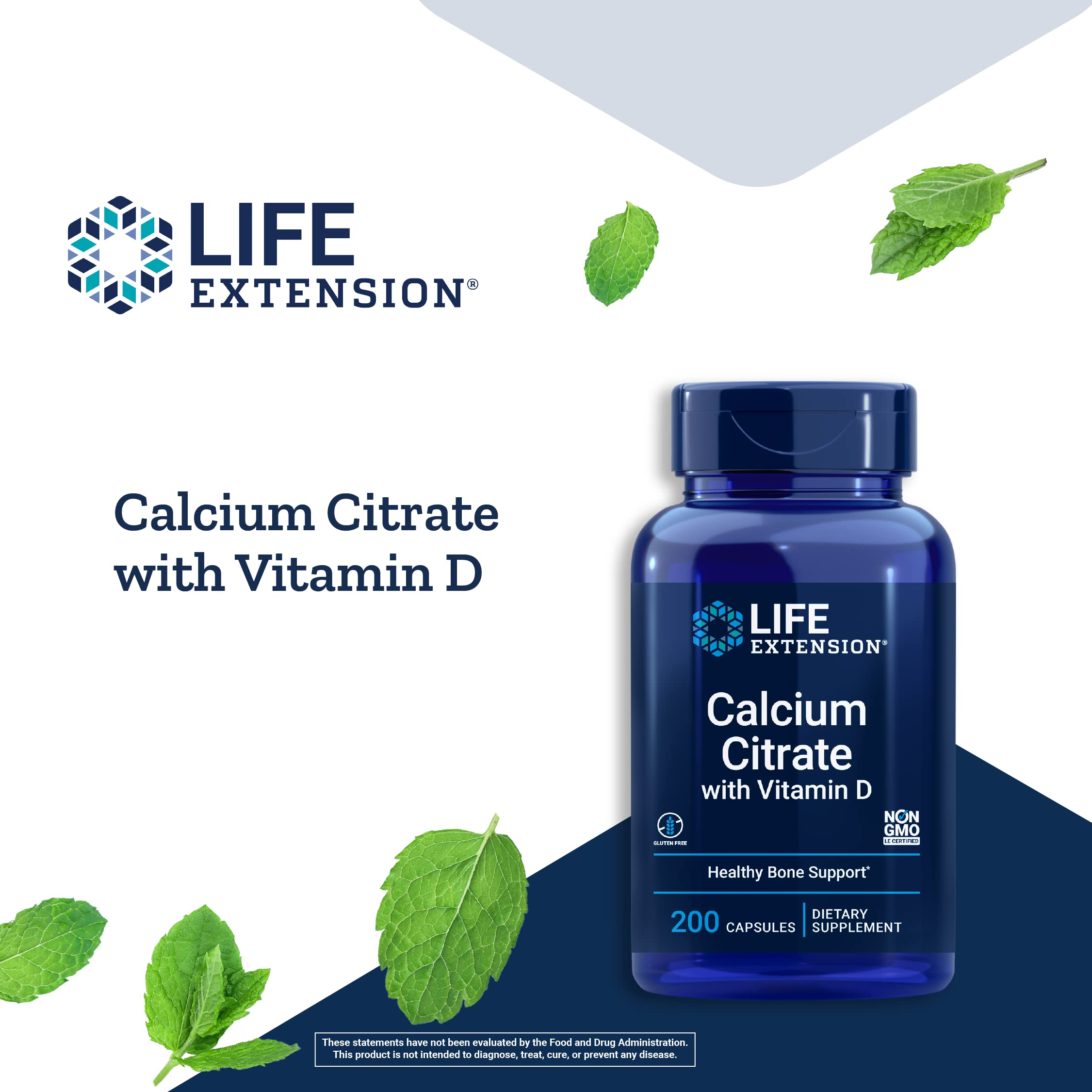 Foto 5 pulgar | Citrato de Calcio con Vitamina D Life Extension 200 mg 100 Ui - Venta Internacional