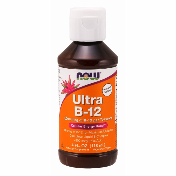 Foto 2 pulgar | Líquido Ultra B-12 De Supplement Now Foods, 118 Ml, 5000 Mcg - Venta Internacional.