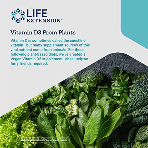 Foto 5 pulgar | Suplemento Life Extension De Vitamina D3 Vegana 125 Mcg - Venta Internacional.