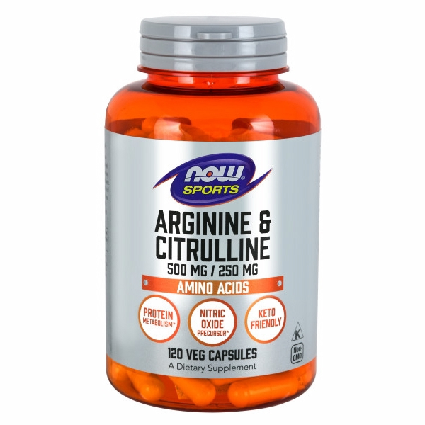 Foto 2 pulgar | Supplement Now Foods Arginina Y Citrulina 120 Cápsulas - Venta Internacional.