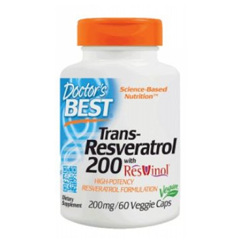 Foto 2 pulgar | Supplement Doctors Best Trans-resveratrol 200 Resvinol-25 - Venta Internacional.