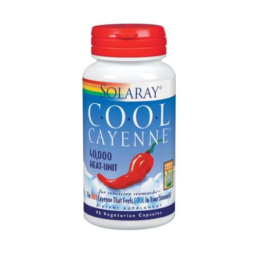 Suplemento Solaray Cool Cayenne 90 Cápsulas (paquete De 6) - Venta Internacional.