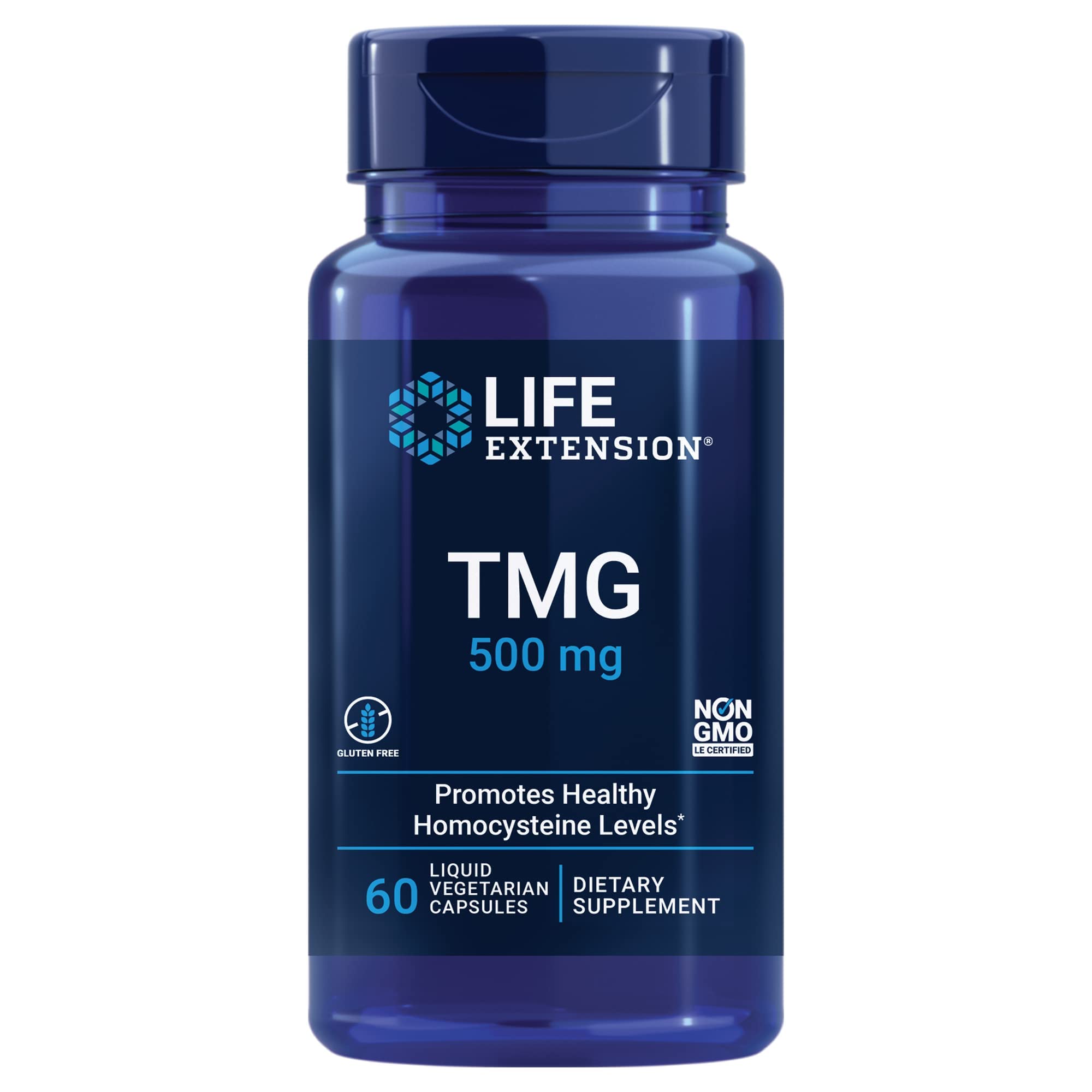 Foto 2 pulgar | Suplemento Life Extension Tmg 500 Mg Para La Salud Del Corazón - Venta Internacional.