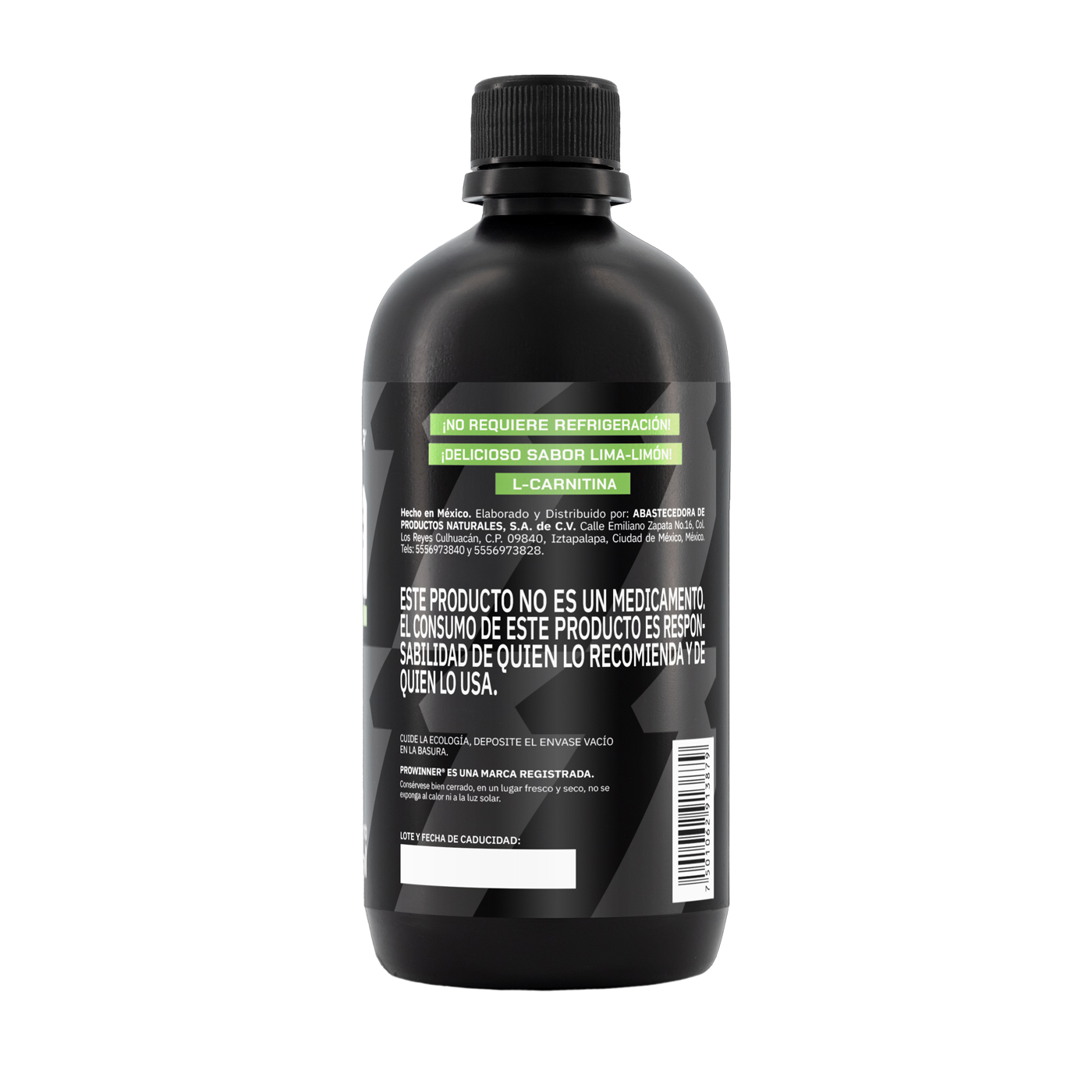 Foto 3 pulgar | Suplemento Prowinner L-Carnitina de 560 Ml
