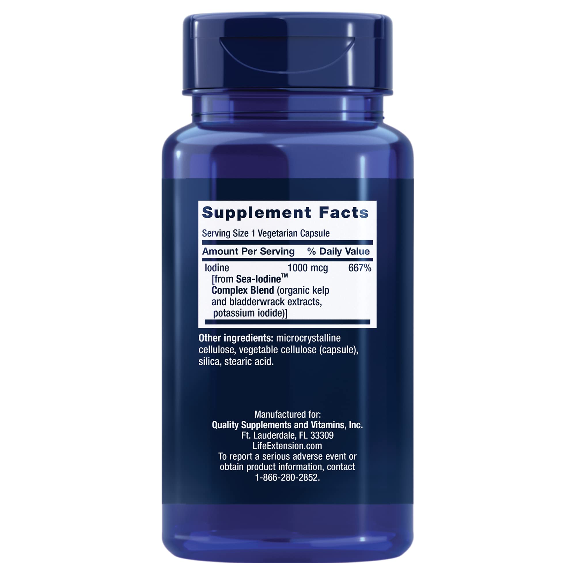 Foto 3 pulgar | Suplemento De Yodo Life Extension Sea-yodine 1000 Mcg - Venta Internacional.