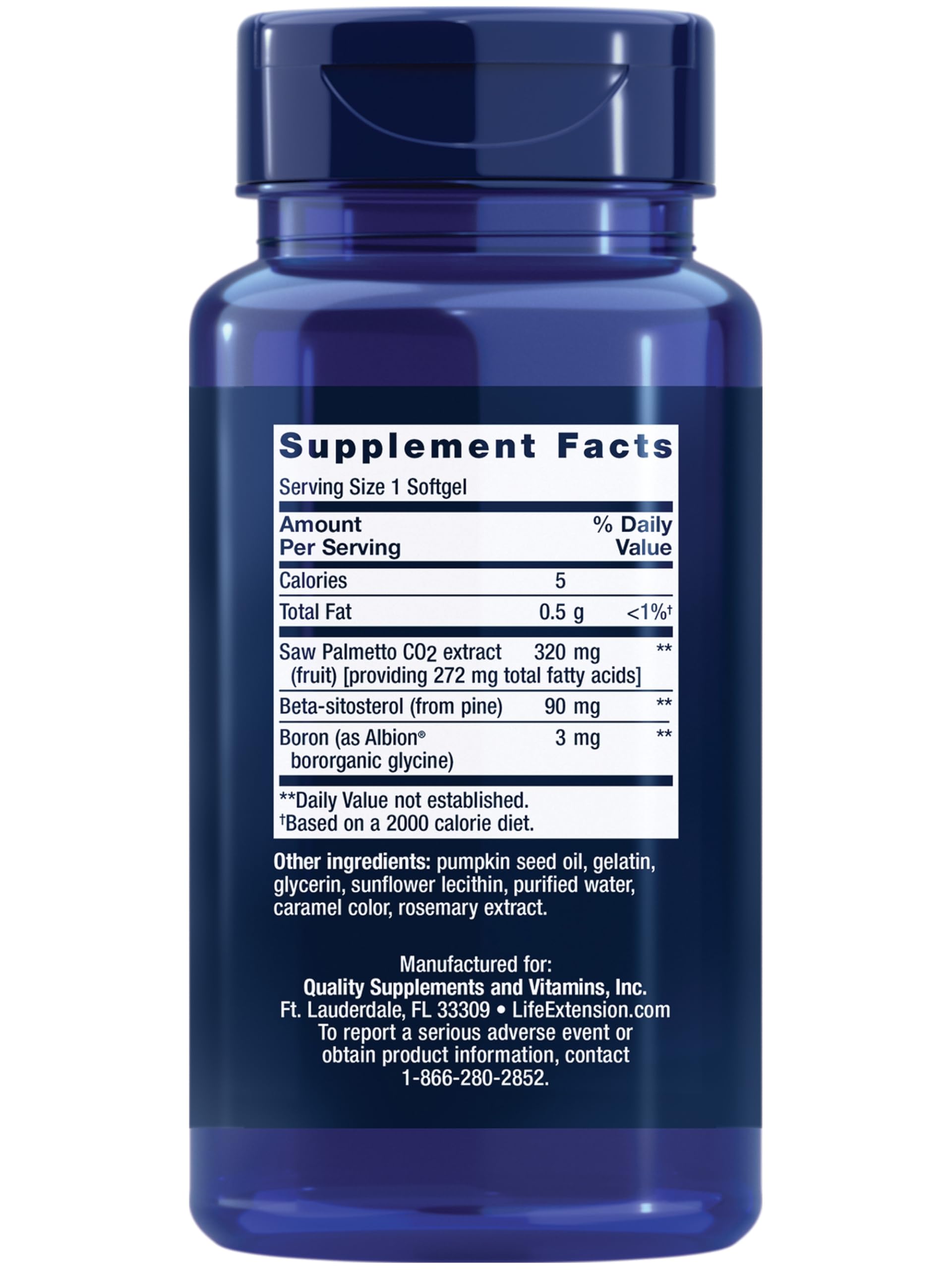 Foto 3 pulgar | Supplement Life Extension Palmettoguard Saw Palmetto & Beta- - Venta Internacional.