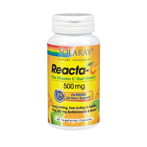 Foto 1 | Suplemento Solaray Reacta-c 60 Cápsulas (paquete De 6) De Vitamina C - Venta Internacional.