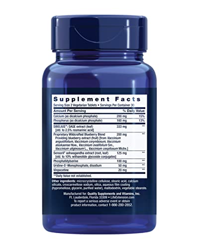 Foto 2 pulgar | Suplemento Life Extension Cognitex Elite Brain Health - Venta Internacional.