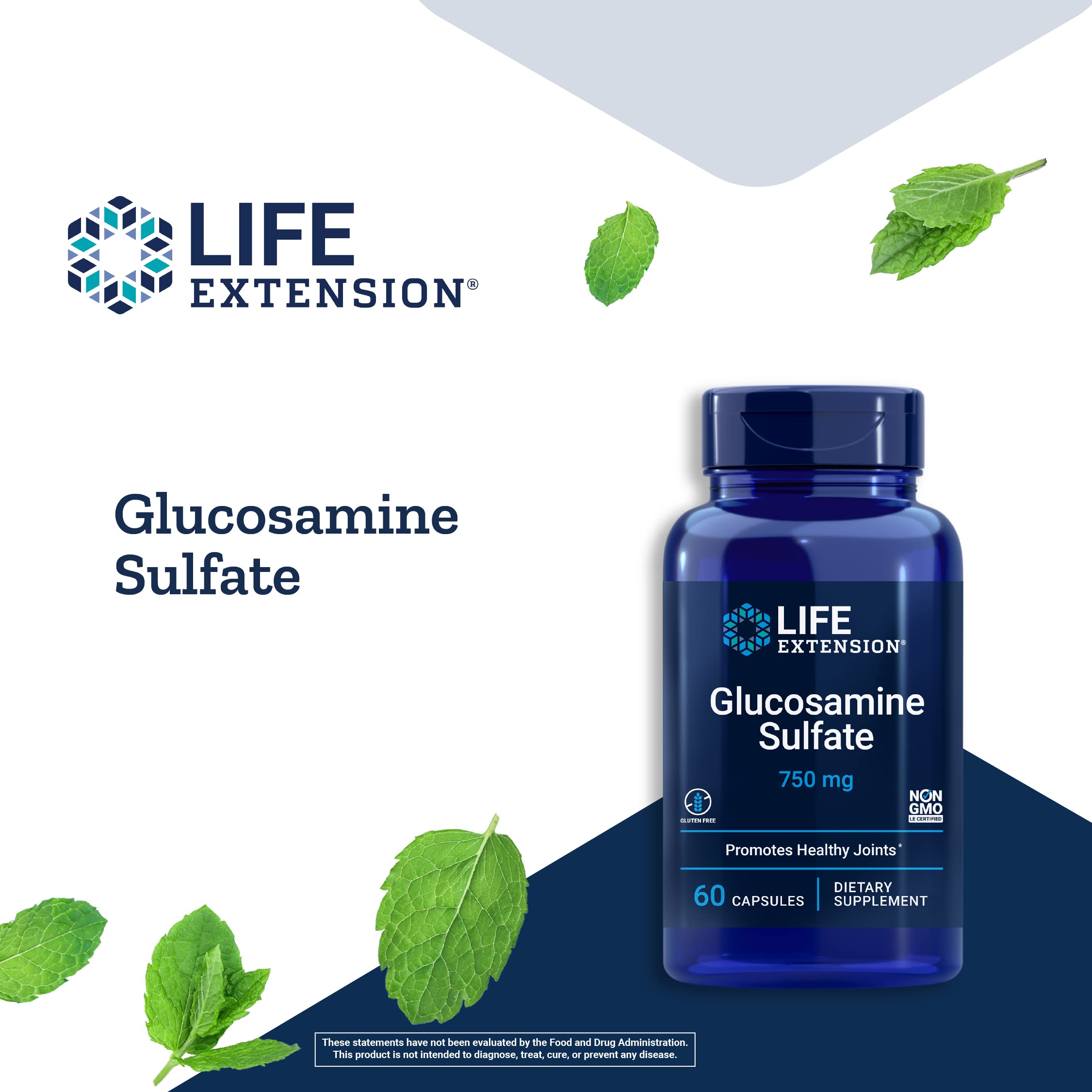 Foto 4 pulgar | Sulfato De Glucosamina Supplement Life Extension Para La Curación De Las Articulaciones - Venta Internacional.