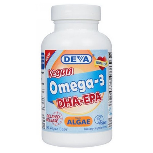 Suplemento Deva Vegan Vitaminas Dha Y Epa Omega-3 90 Vcap - Venta Internacional.