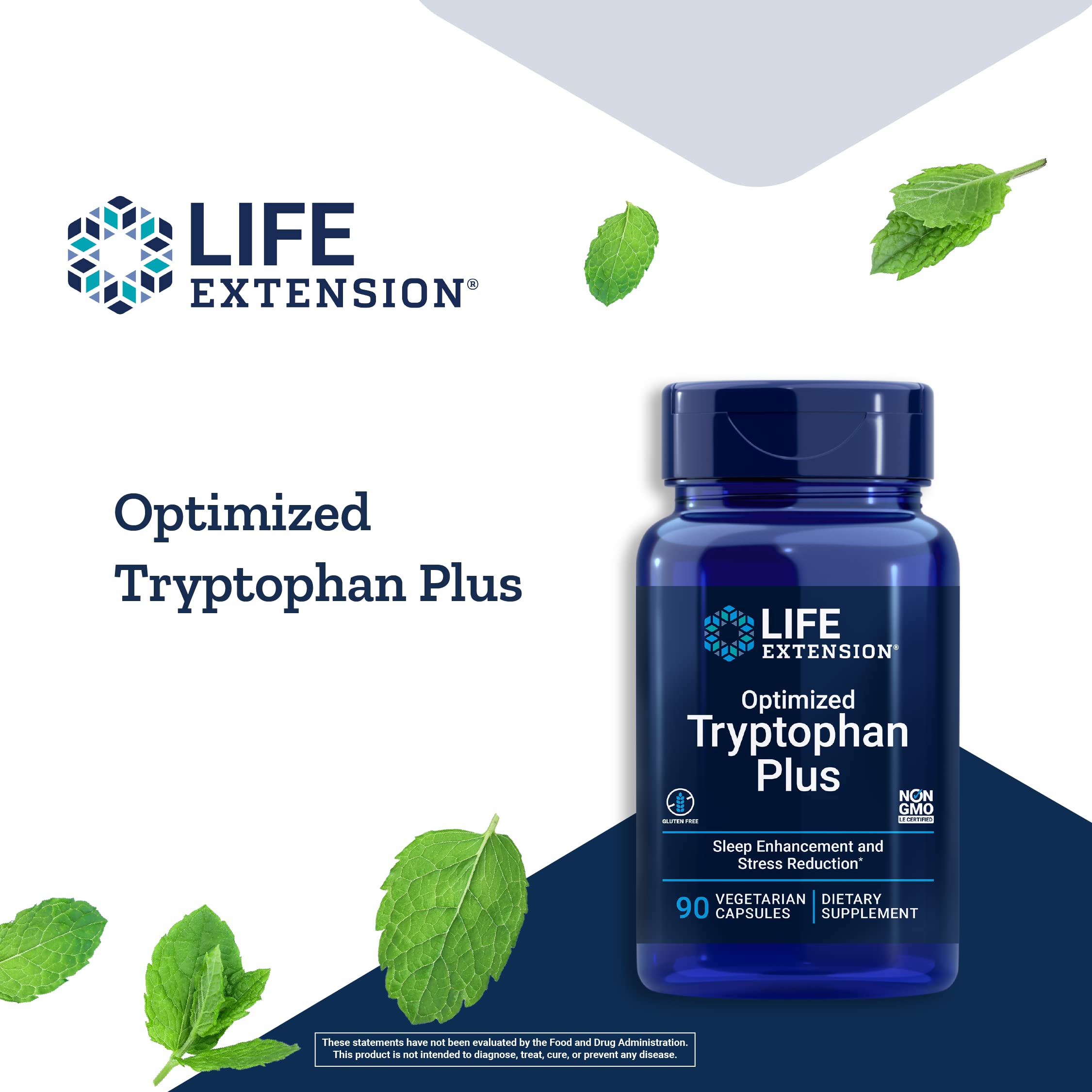 Foto 4 pulgar | Supplement Life Extension Optimized Triptophan Plus 1000 Mg - Venta Internacional.