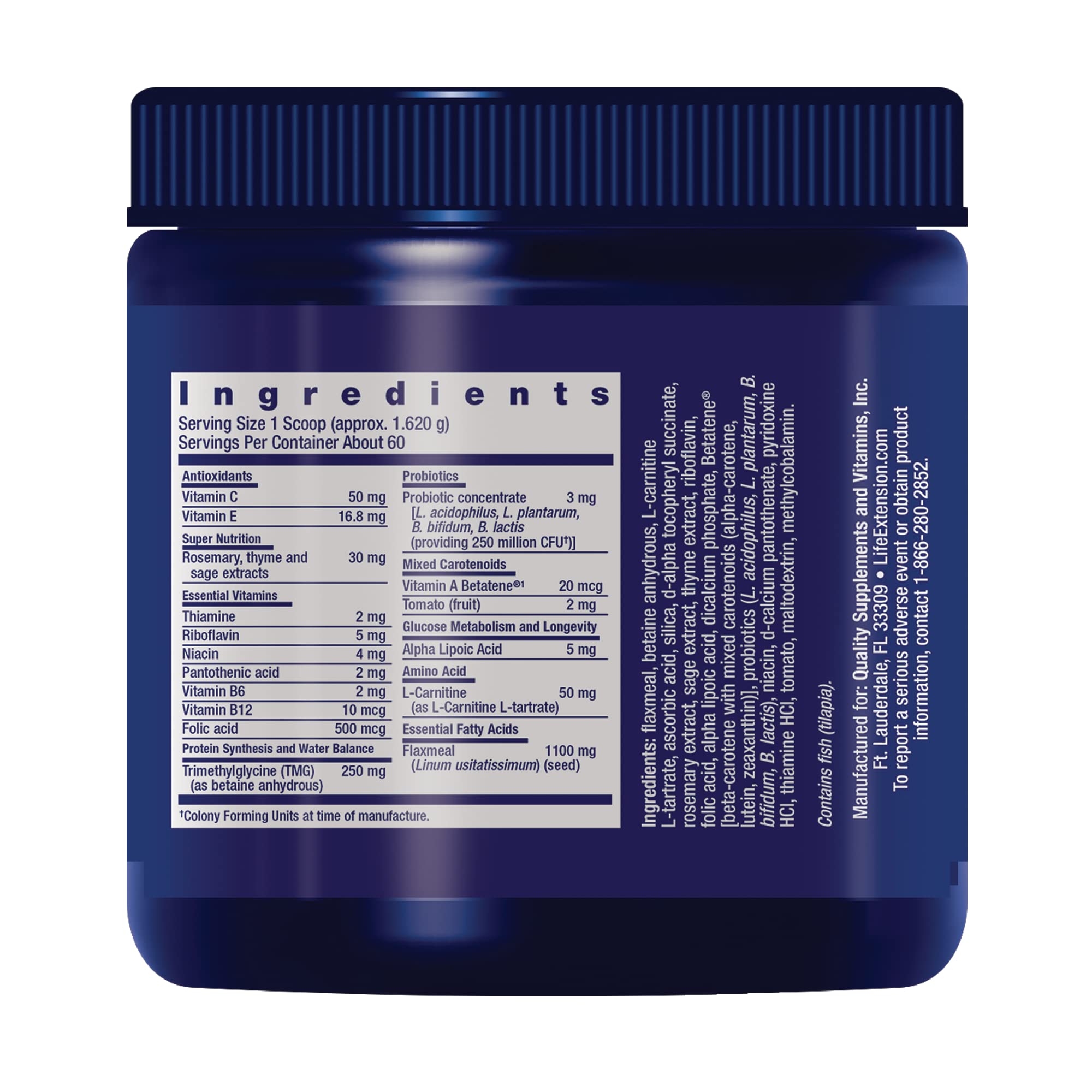 Foto 2 | Suplemento en Polvo Life Extension Dog Mix 100 G 60 Porciones - Venta Internacional
