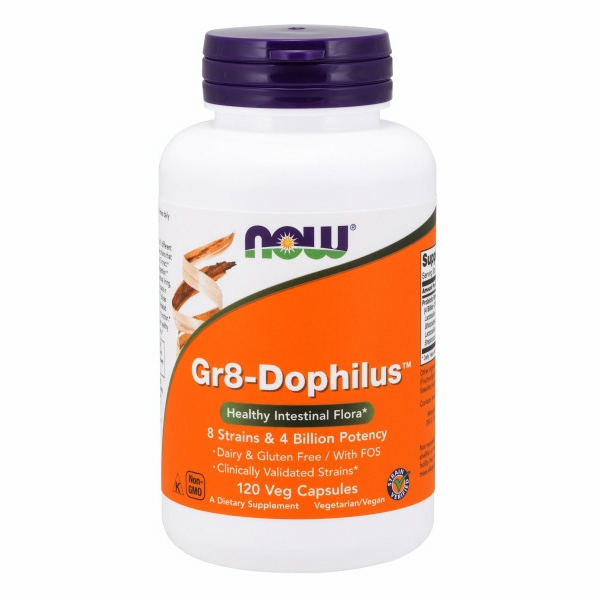 Foto 2 pulgar | Supplement Now Foods Gr8-dophilus 120 Cápsulas Vegetarianas - Venta Internacional.
