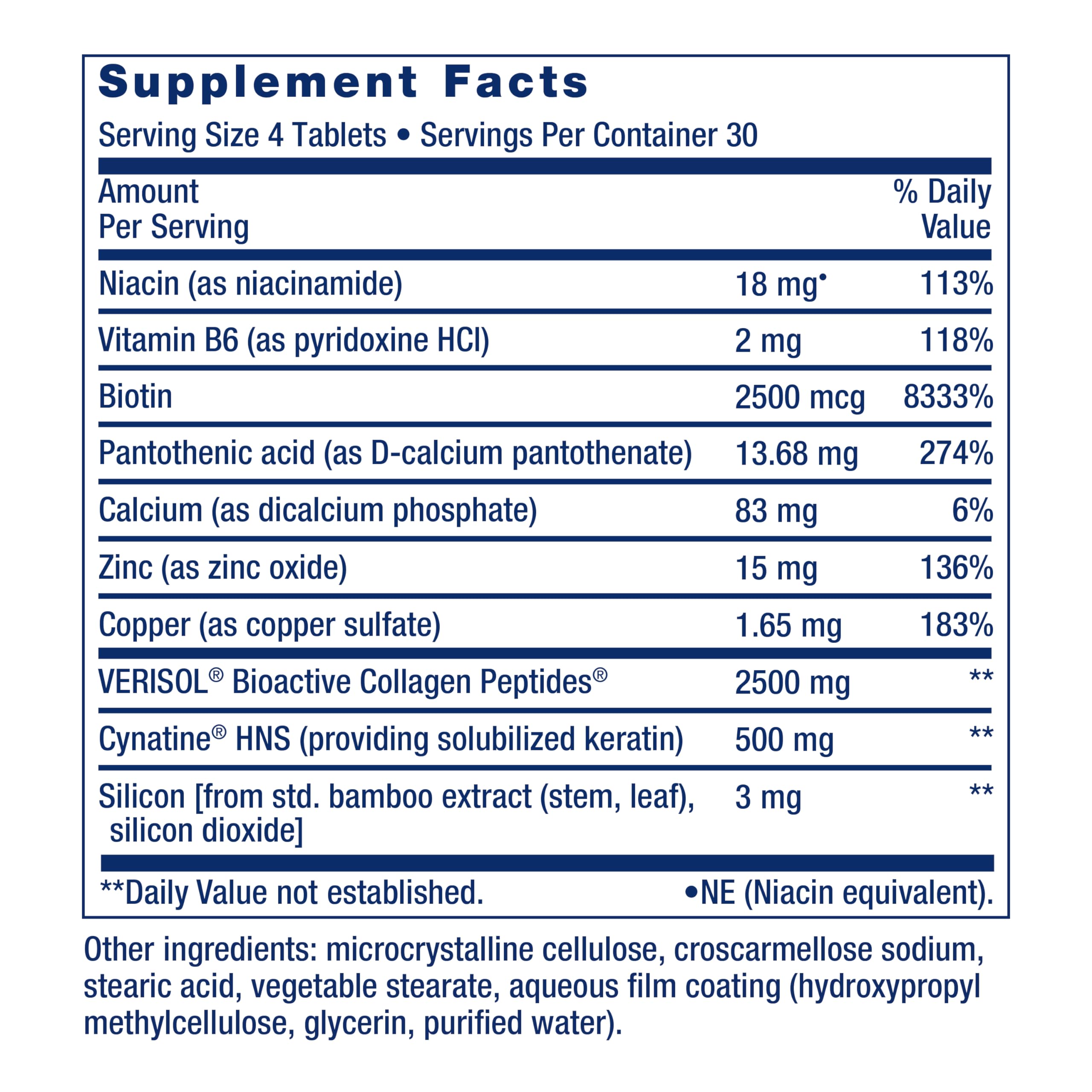 Foto 3 pulgar | Colágeno Supplement Life Extension Para Cabello, Piel Y Uñas, 120 Cápsulas - Venta Internacional.