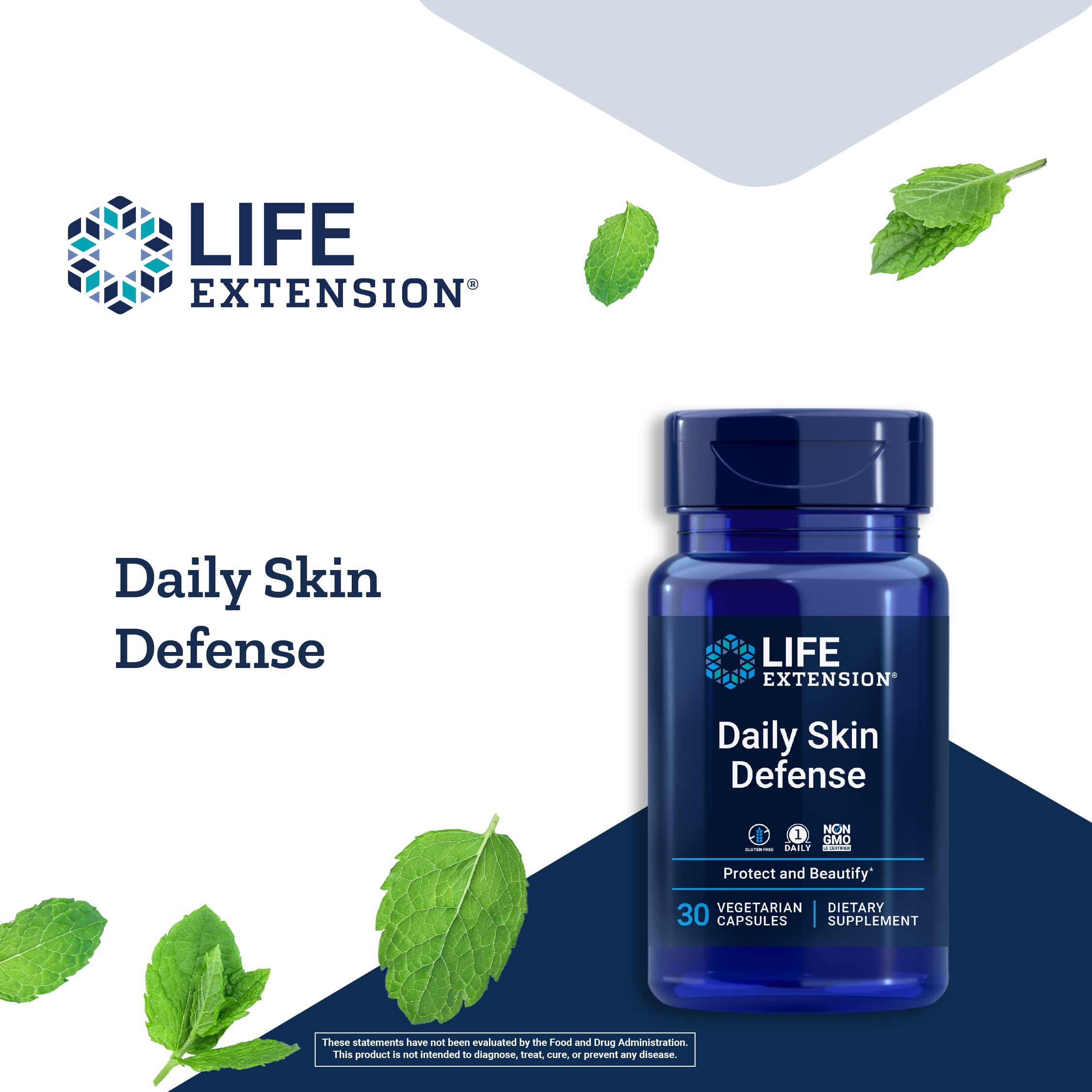 Foto 4 pulgar | Suplemento Life Extension Daily Skin Defense 30 Cápsulas - Venta Internacional.