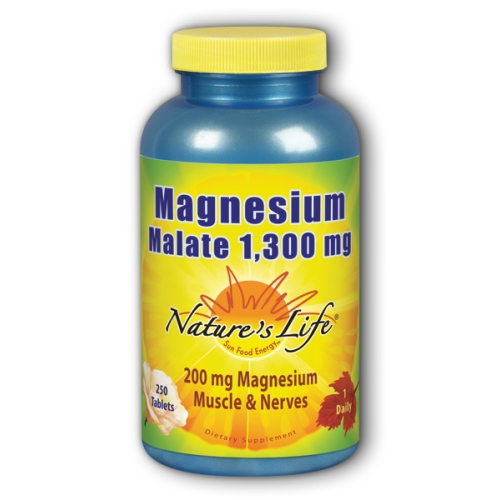 Foto 2 pulgar | Suplemento De Malato De Magnesio Nature's Life 250 Tabletas X 6 - Venta Internacional.