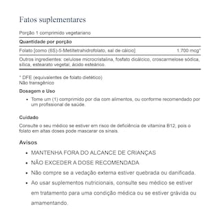 Foto 4 | Suplemento De Folato Optimizado Para Life Extension L-metilfolato 10 - Venta Internacional.
