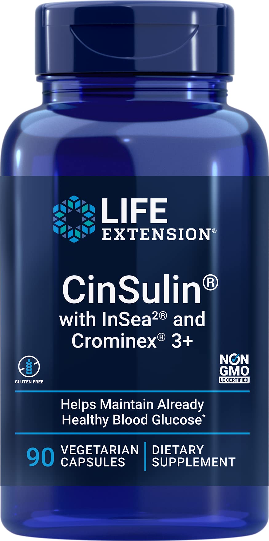 Foto 2 pulgar | Suplemento Life Extension Cinsulin Con Insea2 Y Crominex 3+,  - Venta Internacional.