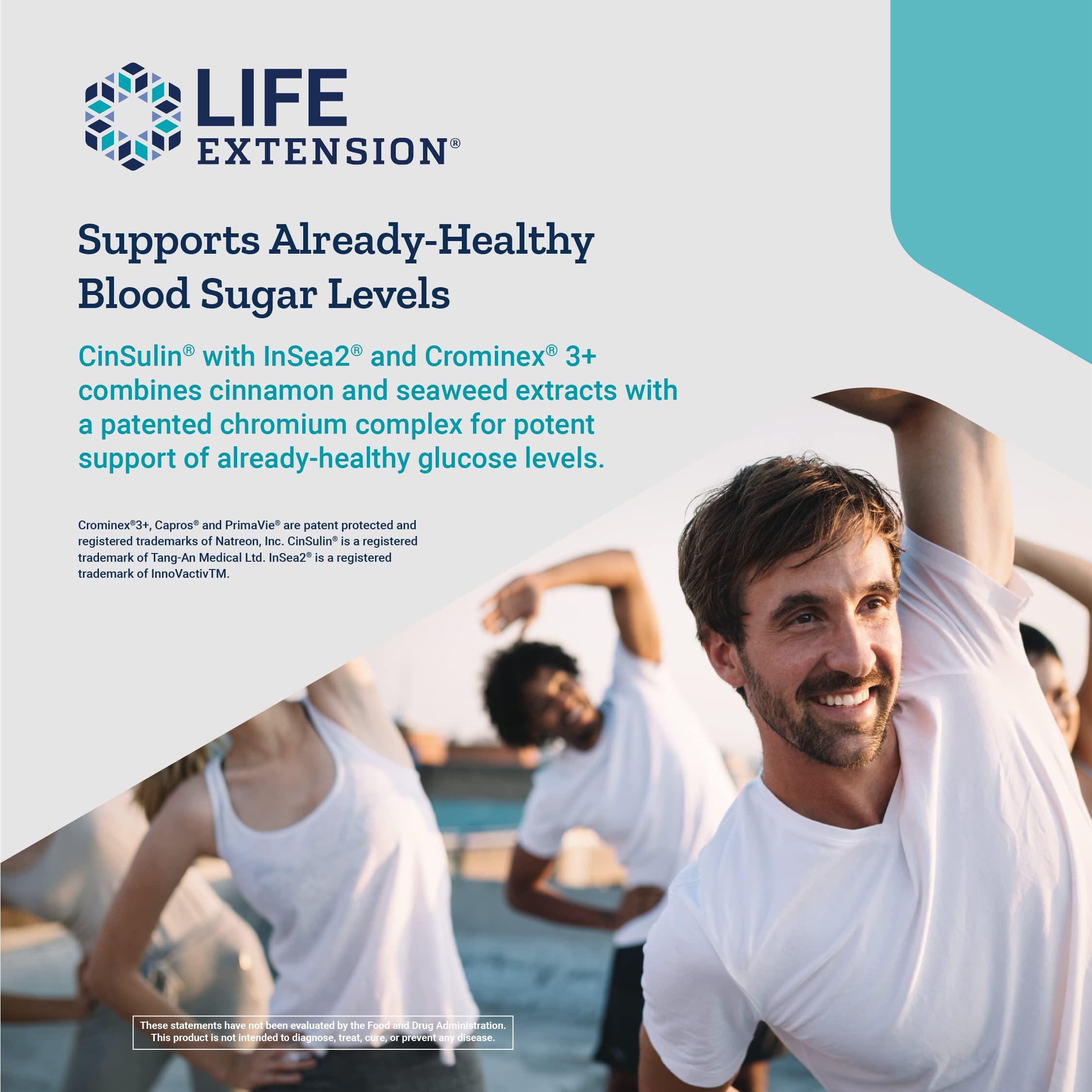 Foto 5 pulgar | Suplemento Life Extension Cinsulin Con Insea2 Y Crominex 3+,  - Venta Internacional.