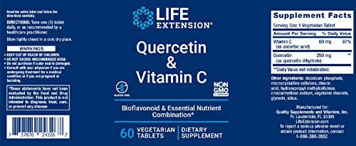 Foto 4 pulgar | Suplemento Life Extension Con Quercetina Y Vitamina C Immune Suppo - Venta Internacional.