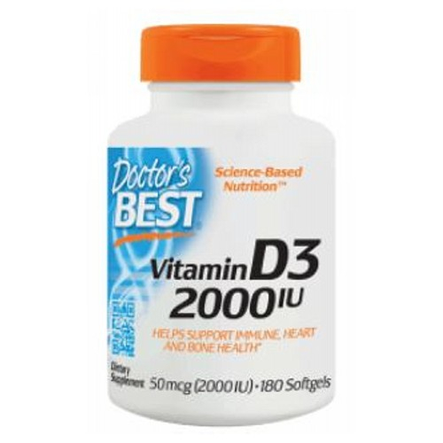 Foto 2 pulgar | Suplemento Doctor's Vest Vitamina D3 180 Tabletas-Venta Internacional