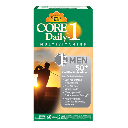 Foto 2 pulgar | Suplemento Country Life Core Daily 1 Para Hombres De 50 O Más De 60 Comprimidos - Venta Internacional.