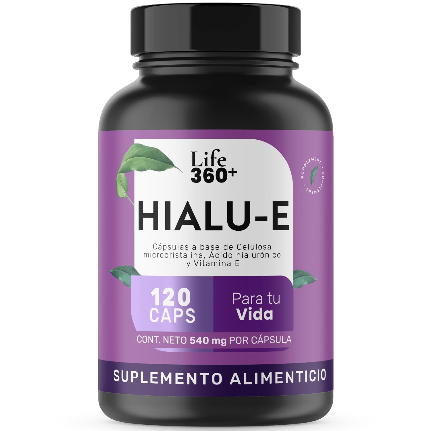 Foto 2 pulgar | Suplemento Ácido Hialurónico Vitamina E Life 360+ Hialu-e 120 Cápsulas