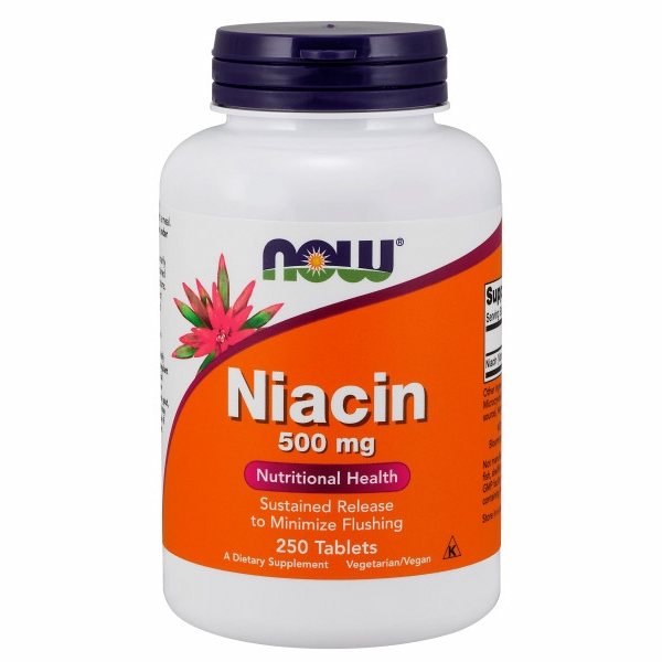 Foto 2 pulgar | Supplement Now Foods Niacin Tr 500 Mg 250 Comprimidos (paquete De 6) - Venta Internacional.