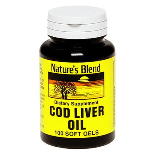 Foto 1 | Suplemento Nature's Blend, Cápsulas Blandas De Aceite De Hígado De Bacalao, 100 Cápsulas - Venta Internacional.