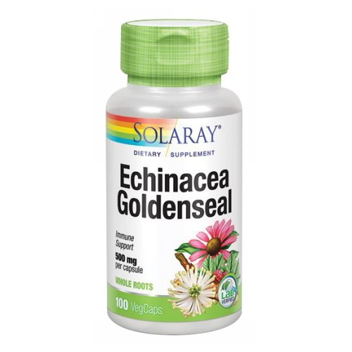 Foto 2 pulgar | Suplemento Solaray Echinacea Goldenseal 100 Cápsulas (paquete De 6) - Venta Internacional.