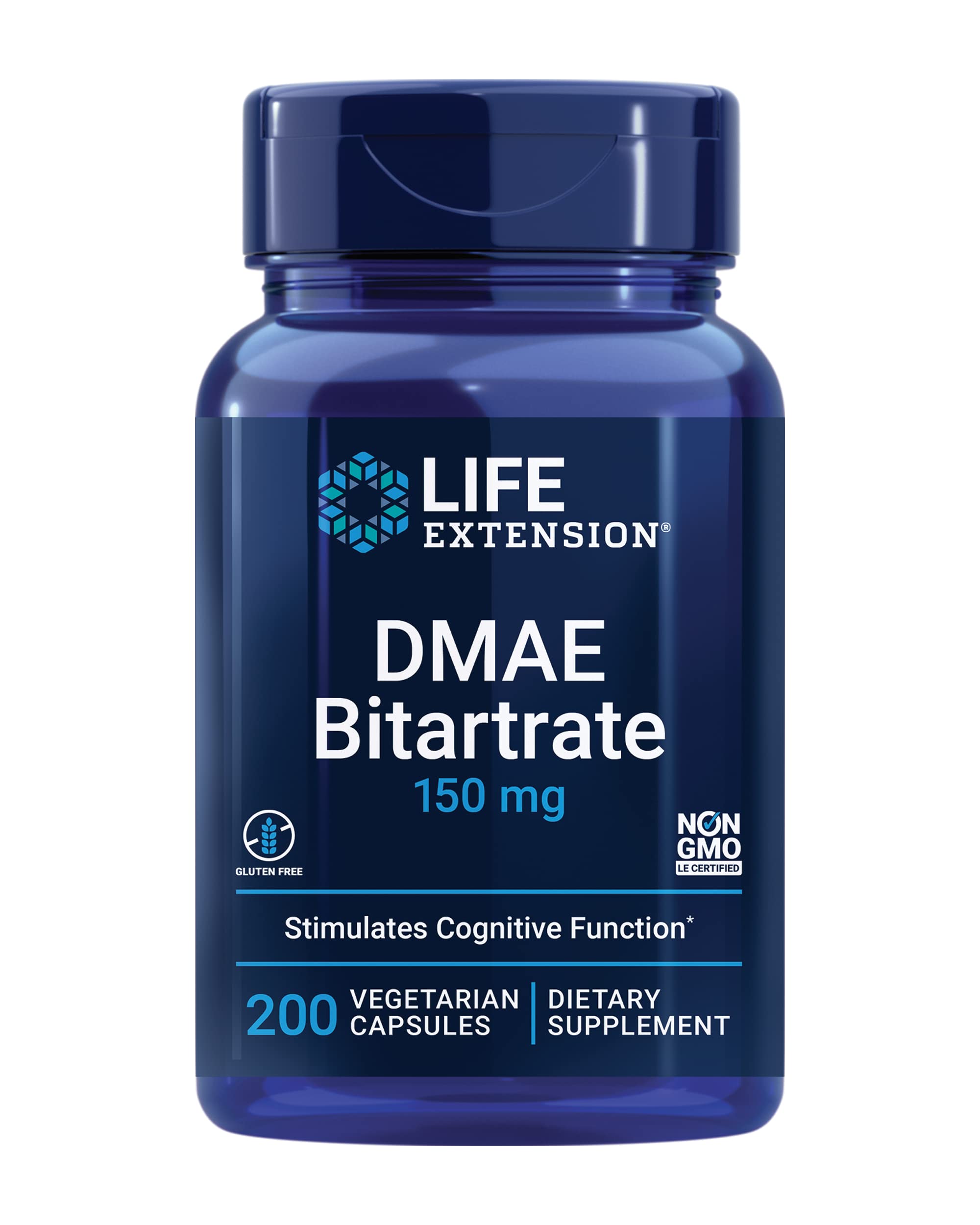 Foto 2 pulgar | Suplemento De Bitartrato De Dmae Para La Memoria Cerebral Y El Aprendizaje De 150 Mg - Venta Internacional.