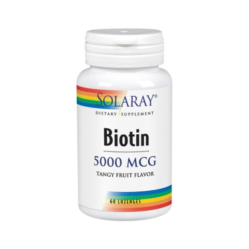 Foto 2 pulgar | Suplemento Solaray Biotina 60 Pastillas De 1000 Mcg (paquete De 6) - Venta Internacional.