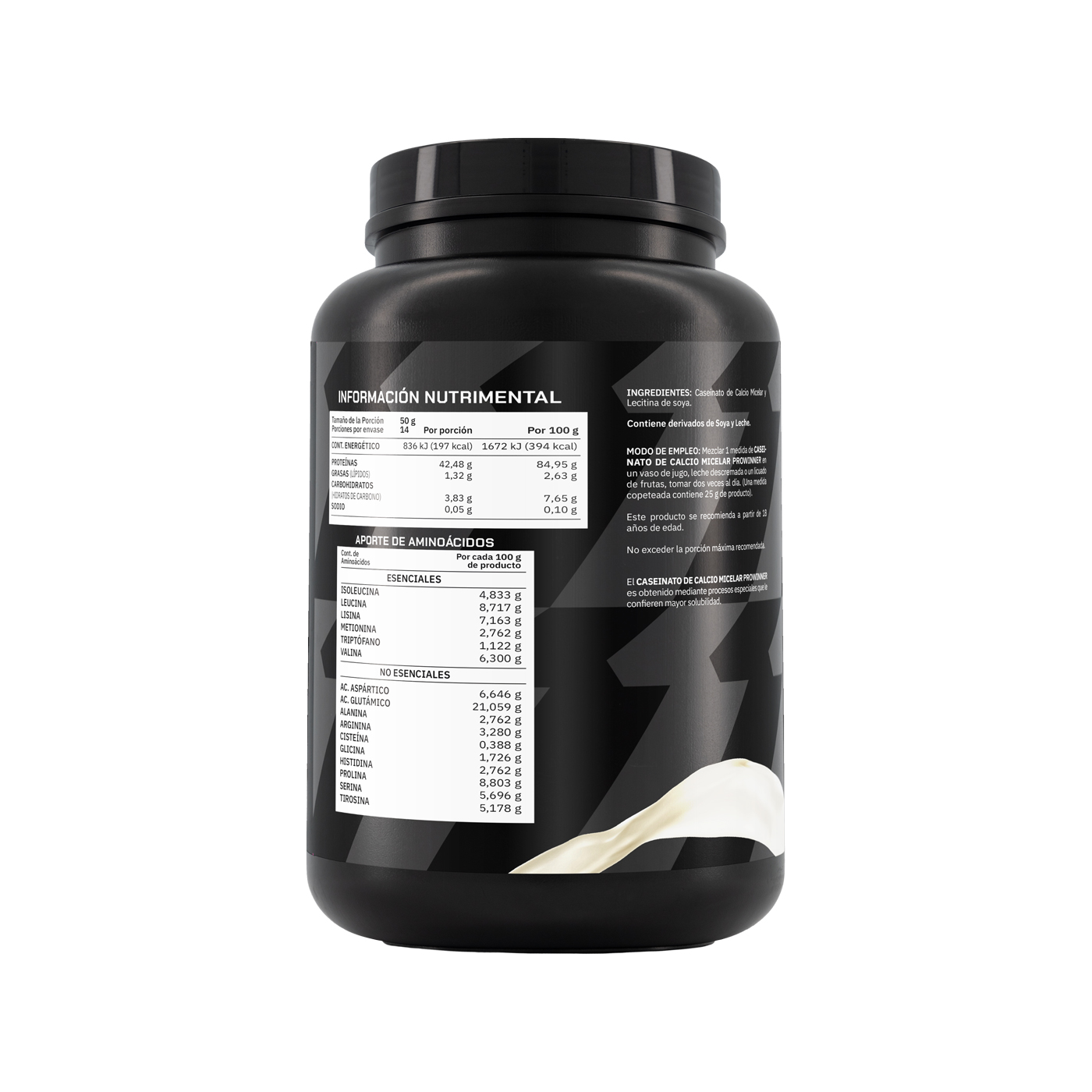 Foto 4 pulgar | Suplemento  Caseinato De Calcio Micelar Prowinner Sabor Natural 700 Gramos
