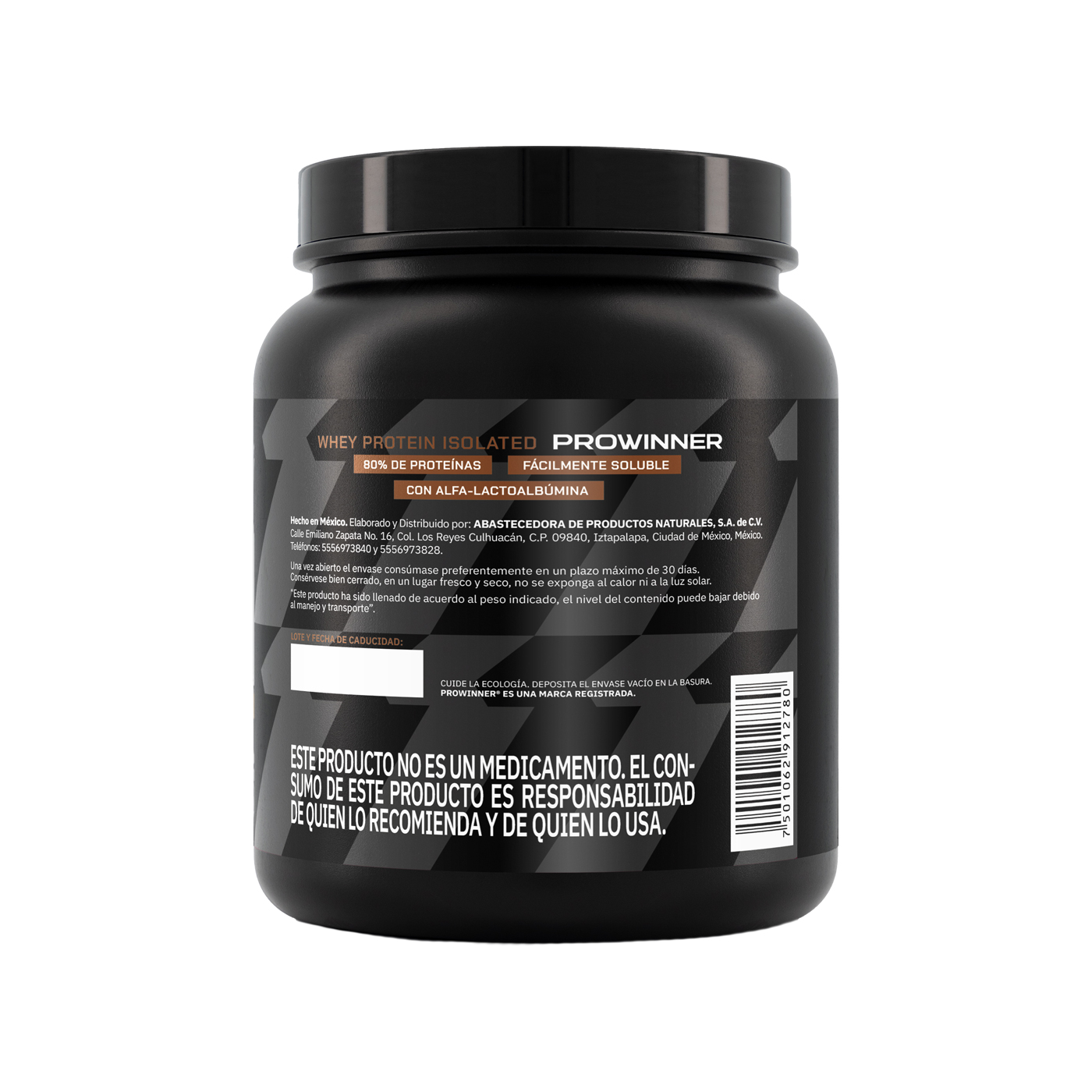 Foto 3 pulgar | Suplemento Whey Protein Isolated Prowinner Sabor Chocolate 500 G