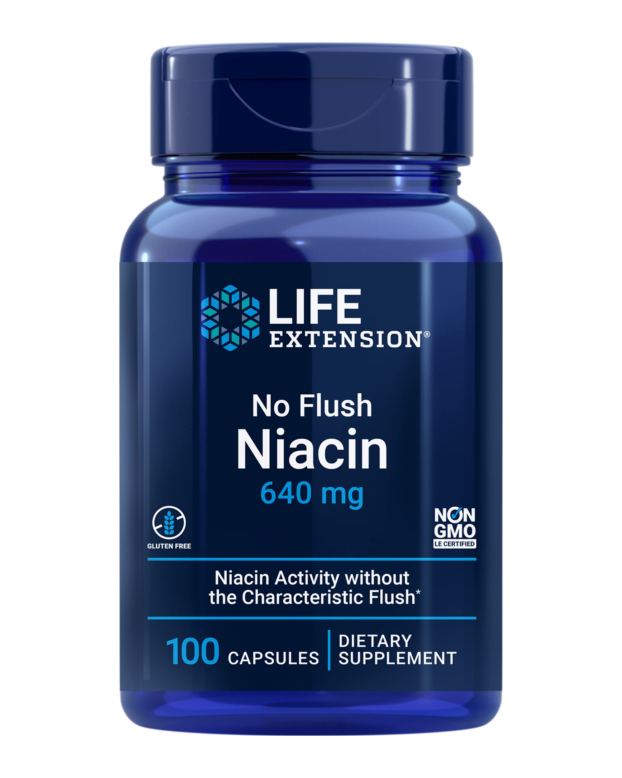 Foto 2 pulgar | Suplemento Life Extension No Flush Niacina 640 Mg - Venta Internacional.