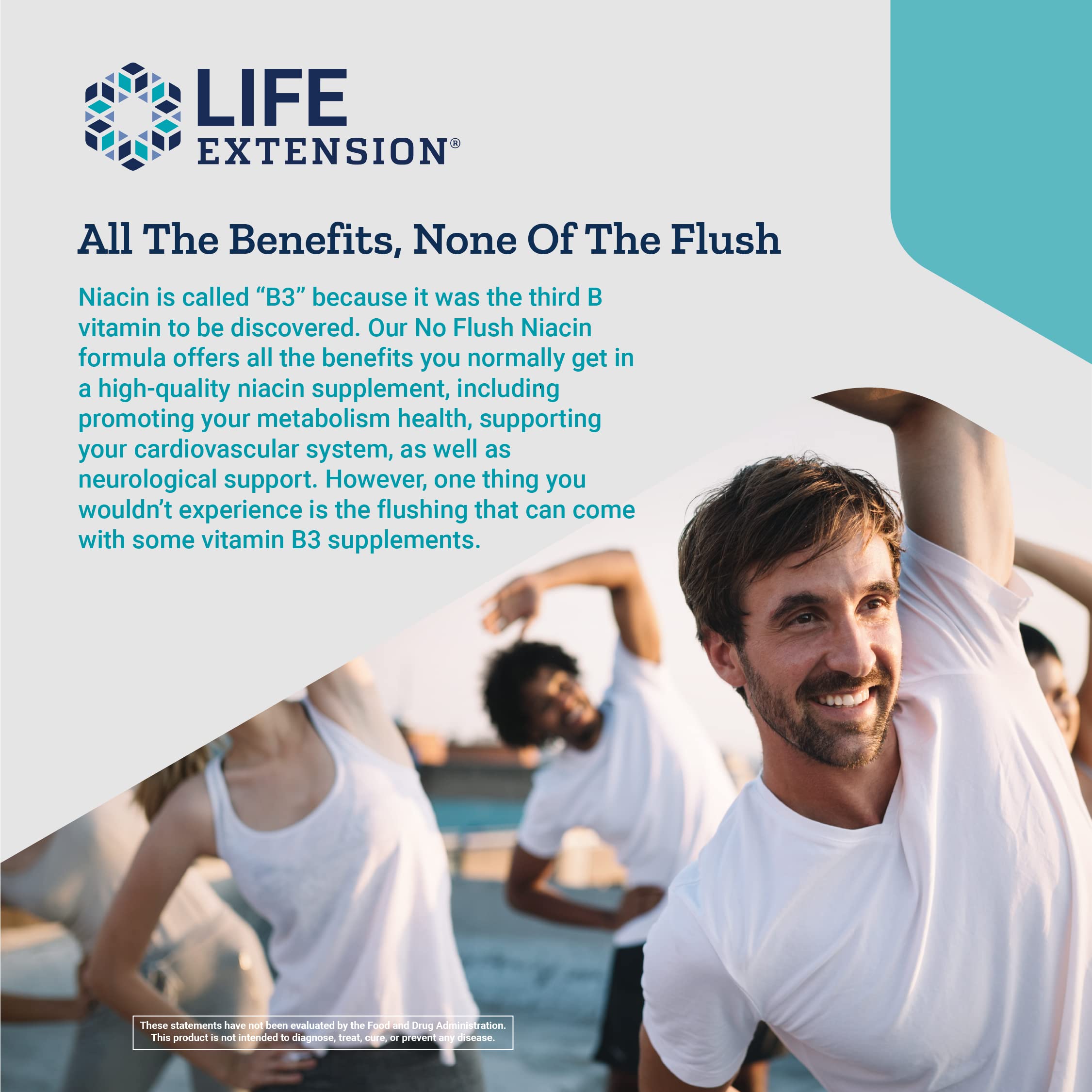 Foto 6 pulgar | Suplemento Life Extension No Flush Niacina 640 Mg - Venta Internacional.