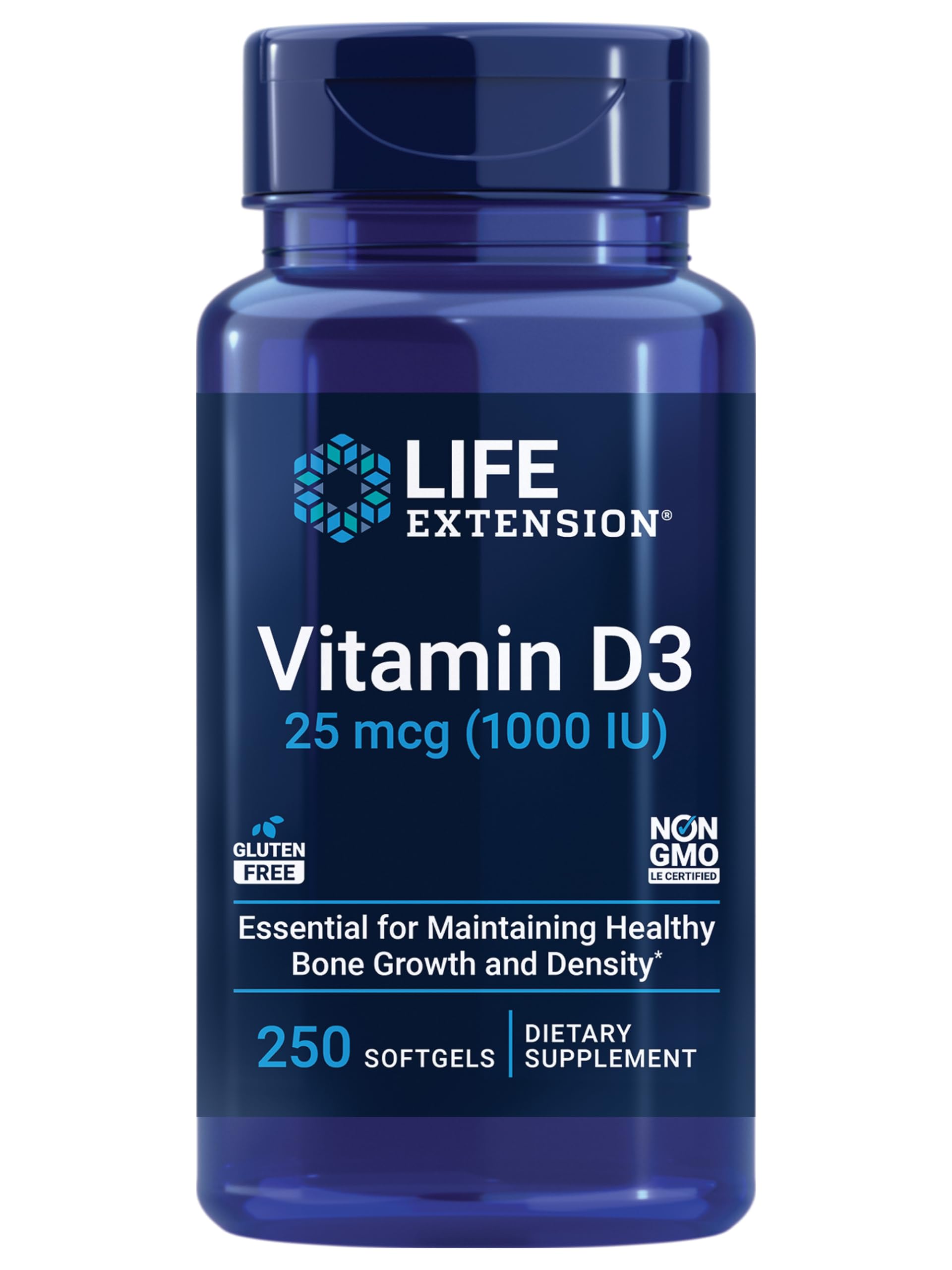 Foto 2 pulgar | Suplemento Life Extension De Vitamina D3, 25 Mcg (1000 Ui), 250 Cápsulas Blandas - Venta Internacional.
