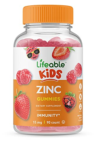 Foto 2 pulgar | Gomitas Lifeable Kids Zinc 15 mg con Sabor a Bayas - Venta Internacional