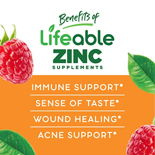 Foto 4 pulgar | Gomitas Lifeable Kids Zinc 15 mg con Sabor a Bayas - Venta Internacional