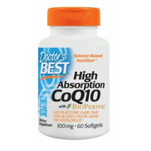 Foto 2 pulgar | 60 Cápsulas Blandas De Coq10 De Alta Absorción Supplement Doctors Best - Venta Internacional.