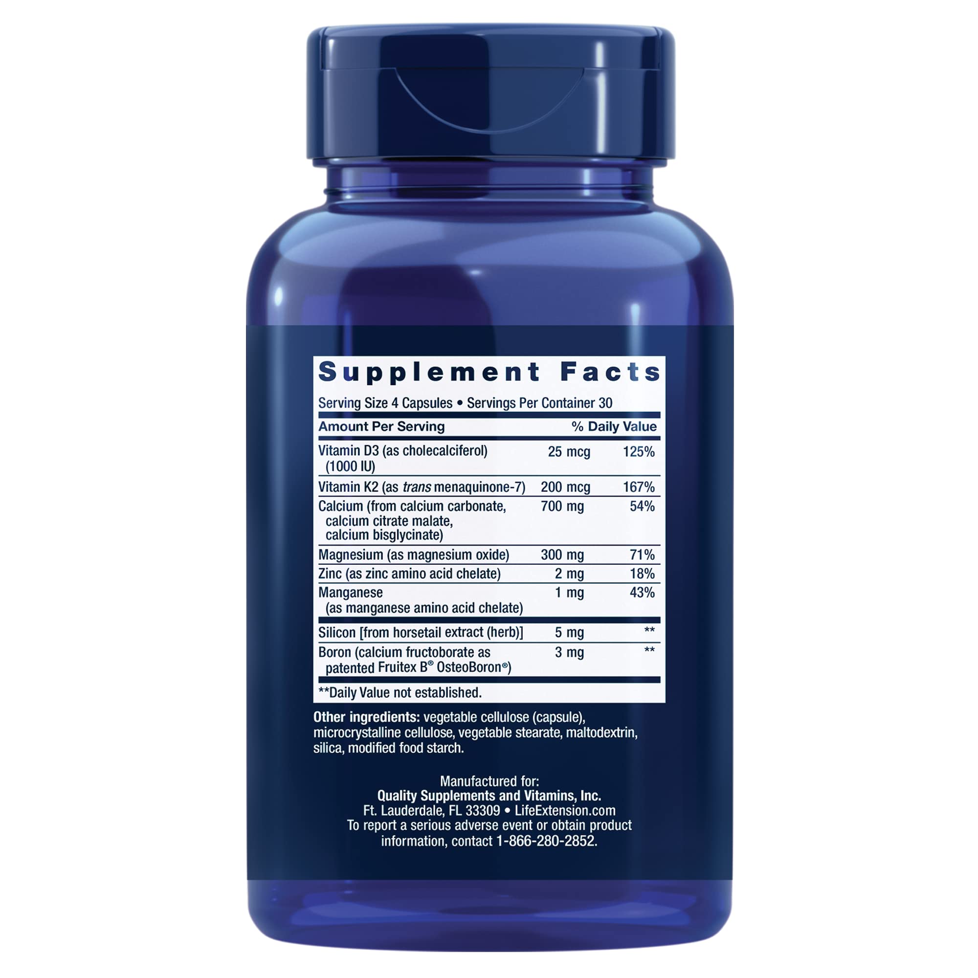 Foto 3 pulgar | Suplemento Life Extension Bone Restore + Vitamina K2 Para Huesos - Venta Internacional.