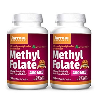 Foto 1 | Suplemento de Folato de Metilo de Jarrow Formulas 400 Mcg 60 Cápsulas X2 - Venta Internacional