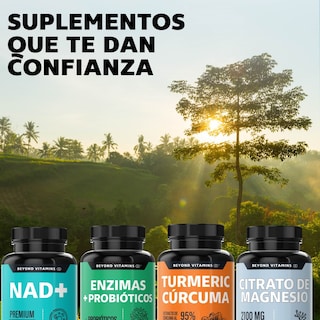 Foto 5 | Suplemento Alimenticio T-mag Plus Treonato + Melena de León Beyond Vitamins 60 Cápsulas