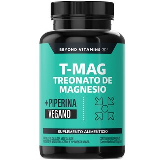 Foto 1 | Suplemento Alimenticio T-mag Treonato Magnesio Beyond Vitamins 180 Cápsulas