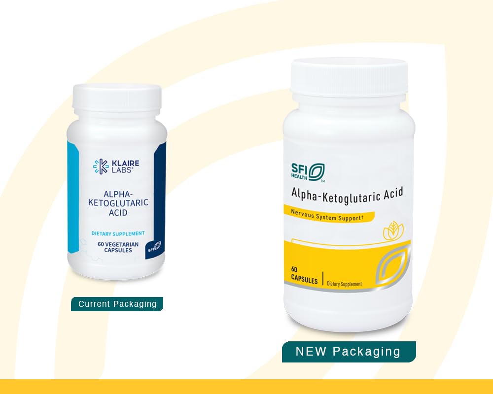 Foto 3 pulgar | Suplemento De Ácido Alfa-cetoglutárico De Klaire Labs 300 Mg (60 Cápsulas) - Venta Internacional.