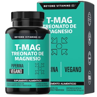 Foto 1 | Suplemento Alimenticio T-mag Treonato Magnesio Beyond Vitamins 60 Cápsulas