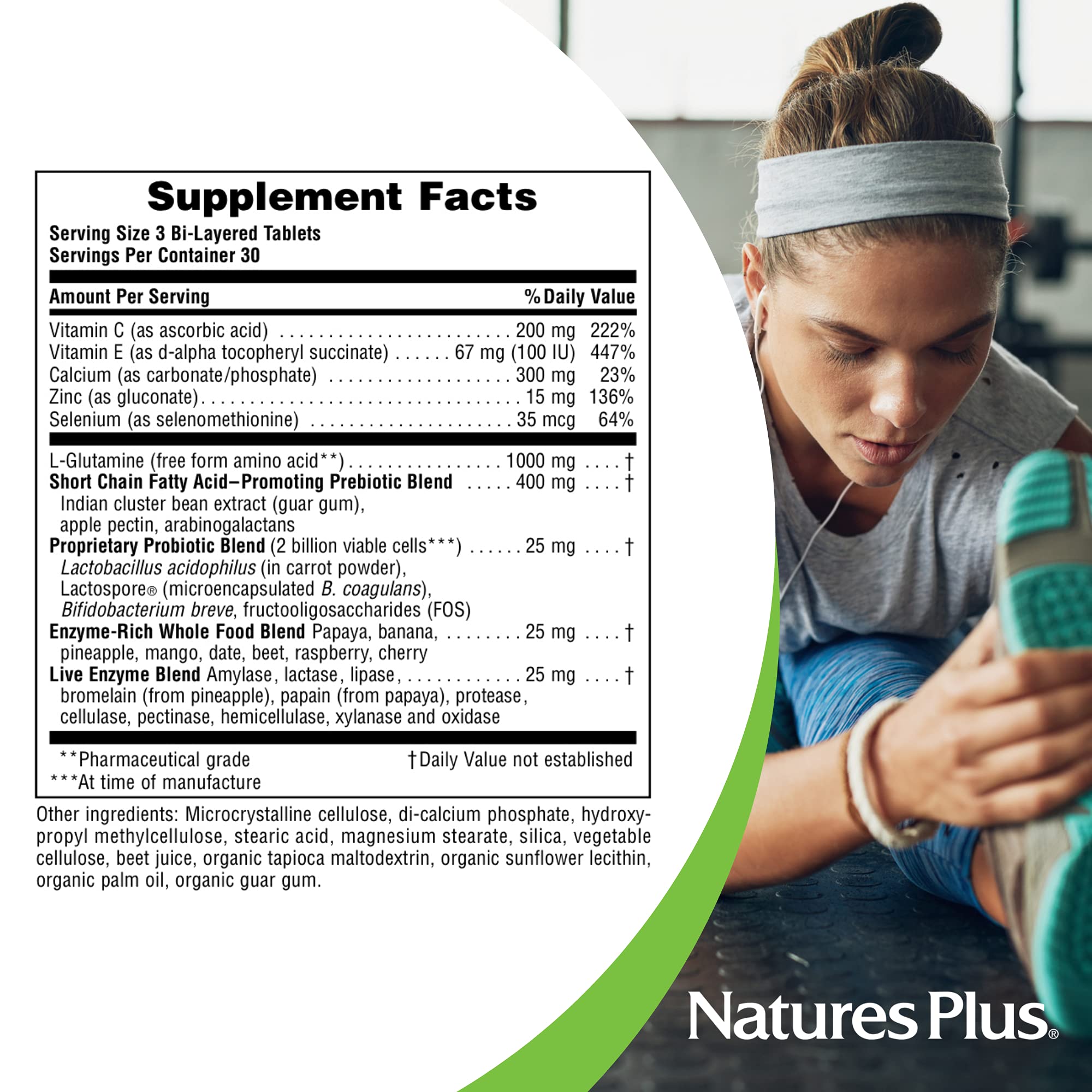 Foto 5 pulgar | Suplemento Natures Plus Gi Natural 90 Tabletas-Venta Internacional
