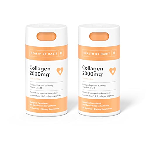 Foto 2 pulgar | Complemento Health By Habit Colágeno con Vitamina C Y E 2000 Mg - Venta Internacional