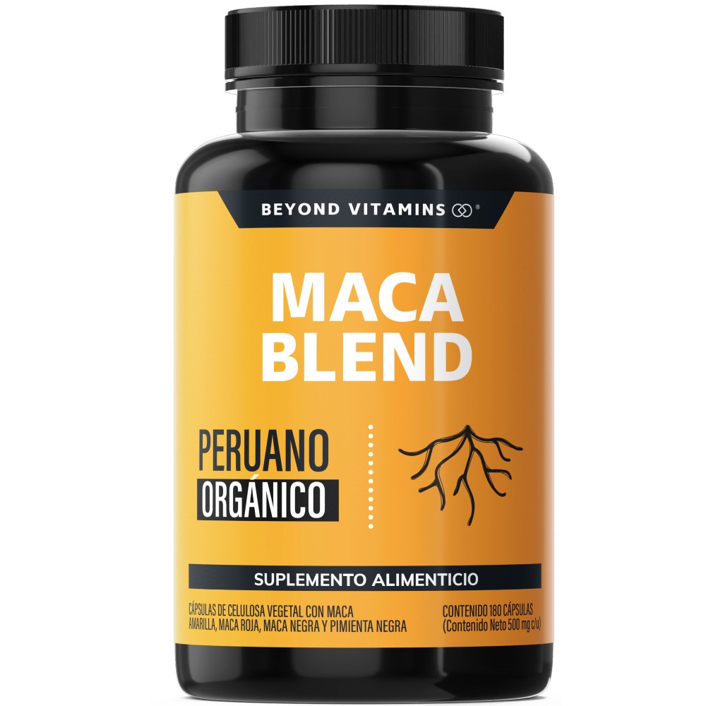 Suplemento Alimenticio Maca Blend Beyond Vitamins 180 Cápsulas