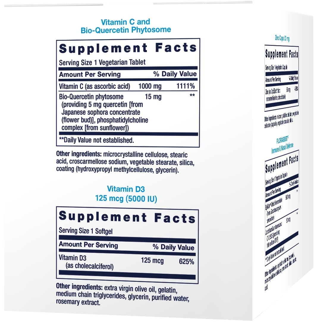 Foto 4 pulgar | Suplemento Life Extensión Immune Packs de Vitamina C Y D Y Zinc - Venta Internacional
